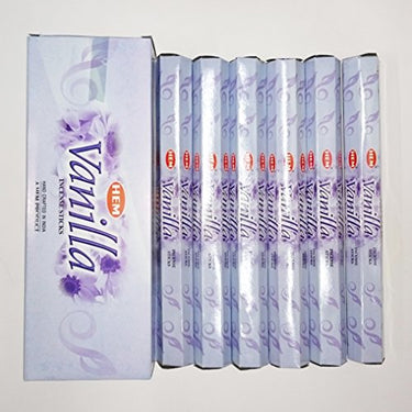 Hem New Vanilla Hexa Räucherstäbchen, 6 Packungen x 20 Stäbchen = 120 Stäbchen im Sale